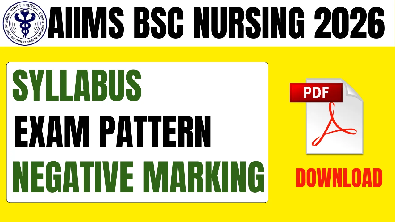 AIIMS 2026 Syllabus &amp; Exam Pattern – Official Guide