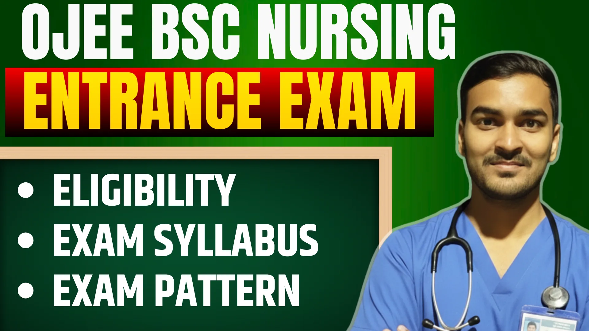 Odisha B.Sc Nursing 2026: Form Date, Eligibility, Syllabus &amp; Entrance Exam Pattern